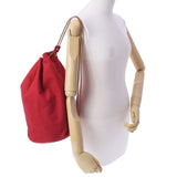 HERMES エルメス ポロション 赤 ユニセックス キャンバス ショルダーバッグ ABランク 中古 銀蔵