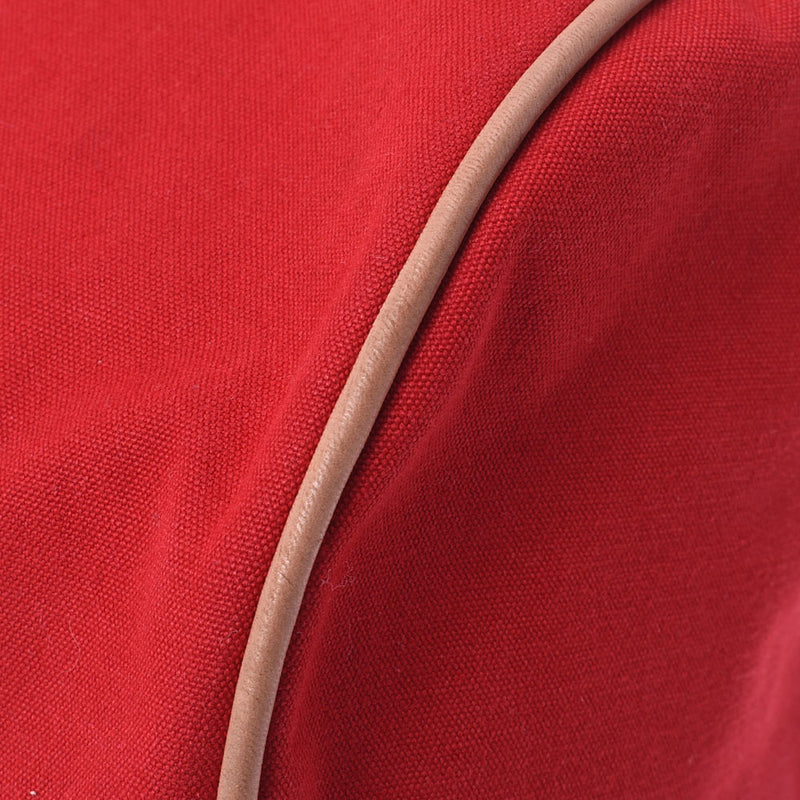 HERMES エルメス ポロション 赤 ユニセックス キャンバス ショルダーバッグ ABランク 中古 銀蔵