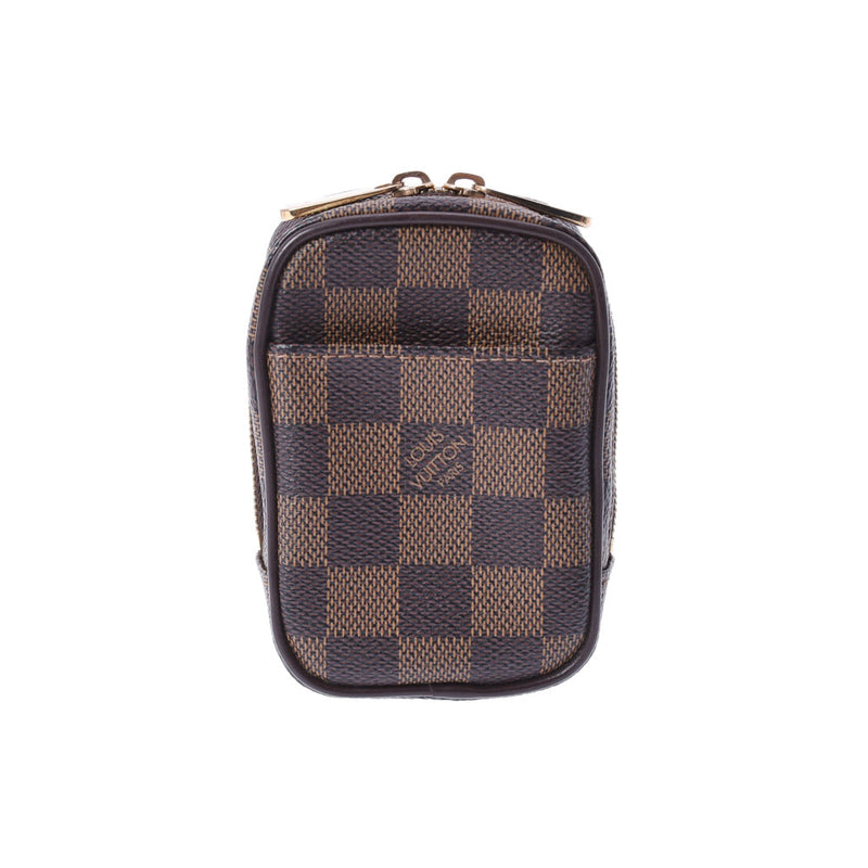 LOUIS VUITTON ルイヴィトン ダミエ エテュイ オカピPM ブラウン N61738 ユニセックス ダミエキャンバス ポーチ Bランク 中古 銀蔵