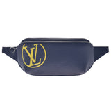 LOUIS VUITTON ルイヴィトン エピ バムバッグ 黒 M55131 メンズ エピレザー ボディバッグ 新同 中古 銀蔵