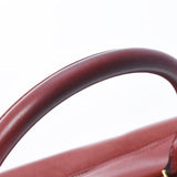 HERMES Hermes Plum Dog 40 Rouge Biff □ F engraved (around 2002) Ladies Valenia Business Bag B Rank used Ginzo