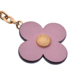 LOUIS VUITTON Louis Vuitton Portcre Blooming Flower BB Brown/Pink Gold Bracket M63085 Ladies key chain B rank used Ginzo