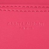 SAINT LAURENT Saint Laurent Business Card Pink 360433 Ladies Calf Card Case New Used Ginzo