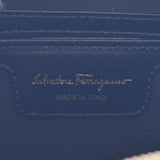 Salvatore Ferragamo Ferragamo Vala黑色金支架21H498女士皮革肩带未使用的Ginzo