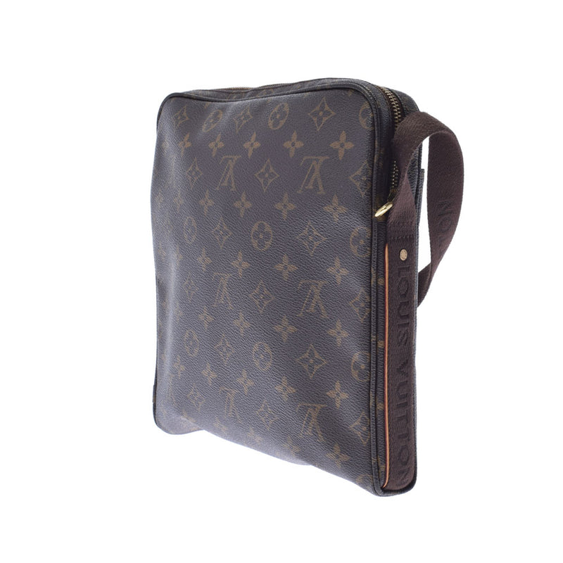 LOUIS VUITTON ルイヴィトン モノグラム トロターボブール ブラウン M97037 ユニセックス モノグラムキャンバス ショルダーバッグ ABランク 中古 銀蔵