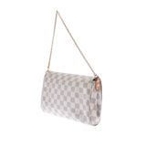 LOUIS VUITTON ルイヴィトン ダミエ アズール フェイボリットMM 2WAYバッグ 白 N41275 レディース ダミエアズールキャンバス ショルダーバッグ ABランク 中古 銀蔵