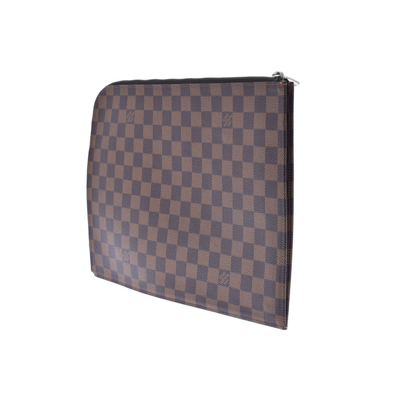 LOUIS VUITTON Louis Vuitton Damier Pochette Joule GM Chapman Brothers Brown N63345 Men's Damier Cambus Clutch Bag AB Rank Used Ginzo