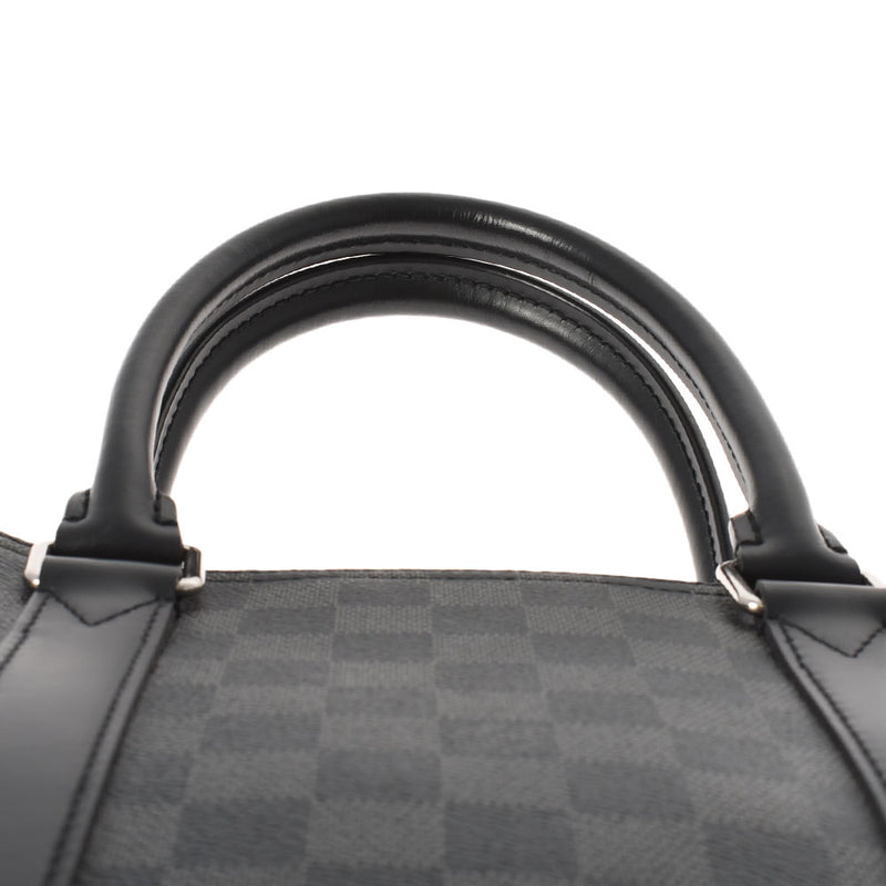 LOUIS VUITTON Louis Vuitton Damier Graphit Anton Tote 2WAY Black/Gray N40000 Men's Damier Graphit Canvas Tote Bag A Rank used Ginzo