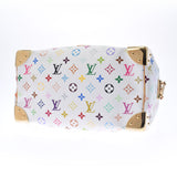 LOUIS VUITTON Louis Vuitton Multicolor Speedy 30 Bron (White) M92643 Ladies Monogram Multicolor Handbag AB Rank Used Ginzo