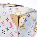 LOUIS VUITTON Louis Vuitton Multicolor Speedy 30 Bron (White) M92643 Ladies Monogram Multicolor Handbag AB Rank Used Ginzo