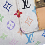 LOUIS VUITTON Louis Vuitton Multicolor Speedy 30 Bron (White) M92643 Ladies Monogram Multicolor Handbag AB Rank Used Ginzo