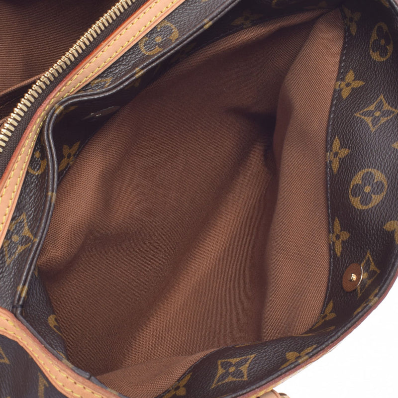 LOUIS VUITTON Louis Vuitton Monogram Revet Brown M40140 Ladies Monogram Canvas Handbag A Rank used Ginzo