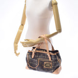 LOUIS VUITTON Louis Vuitton Monogram Revet Brown M40140 Ladies Monogram Canvas Handbag A Rank used Ginzo