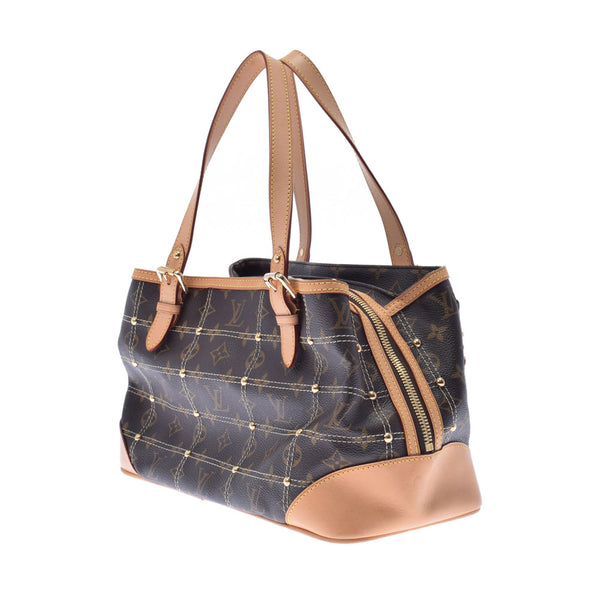 路易威顿路易·维顿（Louis Vuitton）路易威登（Louis Vuitton）会标vert brown M40140女士会标帆布手提包二手Ginzo