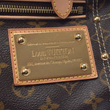 LOUIS VUITTON ルイヴィトン モノグラム リヴェット ブラウン M40140 レディース モノグラムキャンバス ハンドバッグ Aランク 中古 銀蔵