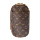 LOUIS VUITTON ルイヴィトン モノグラム ポシェットガンジュ ブラウン M51870 ユニセックス モノグラムキャンバス ボディバッグ ABランク 中古 銀蔵
