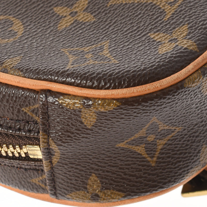 LOUIS VUITTON ルイヴィトン モノグラム ポシェットガンジュ ブラウン M51870 ユニセックス モノグラムキャンバス ボディバッグ ABランク 中古 銀蔵