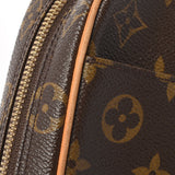 LOUIS VUITTON Louis Vuitton Monogram Pochette Ganju Brown M51870 Unisex Monogram Canvas Body Bag AB Rank Used Ginzo