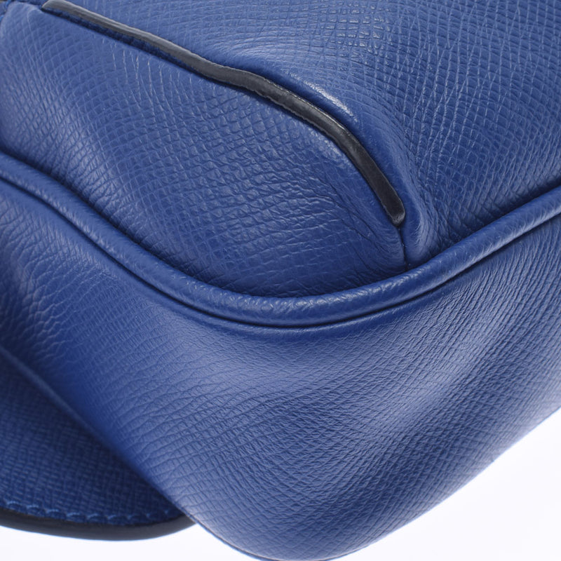 LOUIS VUITTON bam bag M33455 Bum bag outdoor Taiga blue mens Used