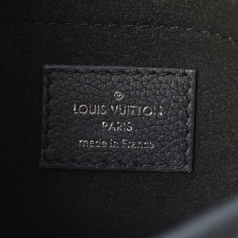 LOUIS VUITTON Louis Vuitton My Rock Me Chain Black Silver Bracket M51418 Ladies Leather Shoulder Bag A Rank used Ginzo