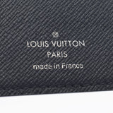 LOUIS VUITTON Louis Vuitton Taiga Portofoyille Alexandle NM Noir M64597 Men's Leather Long Wallet A Rank Used Ginzo