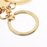 LOUIS VUITTON Louis Vuitton Bag Charm Lv Circle Gold M68000 Unisex GP Key Holder AB Rank used Ginzo