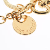 LOUIS VUITTON Louis Vuitton Bag Charm Lv Circle Gold M68000 Unisex GP Key Holder AB Rank used Ginzo