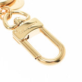 LOUIS VUITTON Louis Vuitton Bag Charm Lv Circle Gold M68000 Unisex GP Key Holder AB Rank used Ginzo