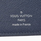 LOUIS VUITTON Louis Vuitton Taiga Portofoyilles NM Blue Marine M62046 Men's Taiga Bi -fold Wallet AB Rank Used Ginzo