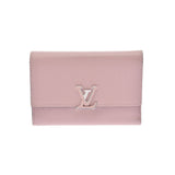 LOUIS VUITTON Louis Vuitton Portofoille Capsine Compact Magnolia M62156 Ladies Leather Trimal Wallet A Rank Used Ginzo