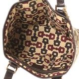 Gucci Gucci迷你手提袋米色/棕色金支架139261女士GG帆布手提包B等级二手Ginzo