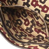 Gucci Gucci迷你手提袋米色/棕色金支架139261女士GG帆布手提包B等级二手Ginzo