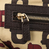 Gucci Gucci迷你手提袋米色/棕色金支架139261女士GG帆布手提包B等级二手Ginzo