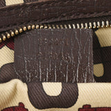 Gucci Gucci迷你手提袋米色/棕色金支架139261女士GG帆布手提包B等级二手Ginzo