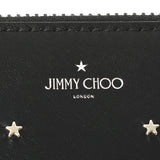 JIMMY CHOO ジミーチュウ スタースタッズ 黒 ユニセックス カーフ クラッチバッグ Aランク 中古 銀蔵