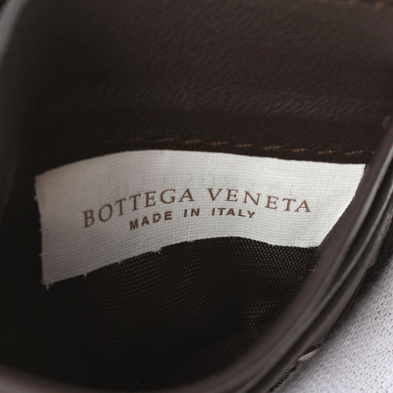 BOTTEGAVENETA ボッテガヴェネタ カードケース 162150 茶 P011308140 ユニセックス レザー パスケース Aランク 中古 銀蔵