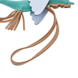 爱马仕爱马仕（Hermes Hermes）Rodeo MM Pegasus Bag Bag Charm Mint/芝麻/Blue Brum Z雕刻（大约2021年）Munise fortion Milo Milo KeyChain New Ginzo