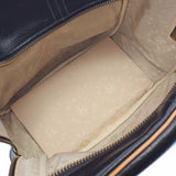 HERMES Hermes Victoria Black Gold Bracket ○ H -engraved (around 1978) Unisex Fealer Shoulder Bag AB Rank Used Ginzo