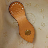 HERMES Hermes Victoria Black Gold Bracket ○ H -engraved (around 1978) Unisex Fealer Shoulder Bag AB Rank Used Ginzo