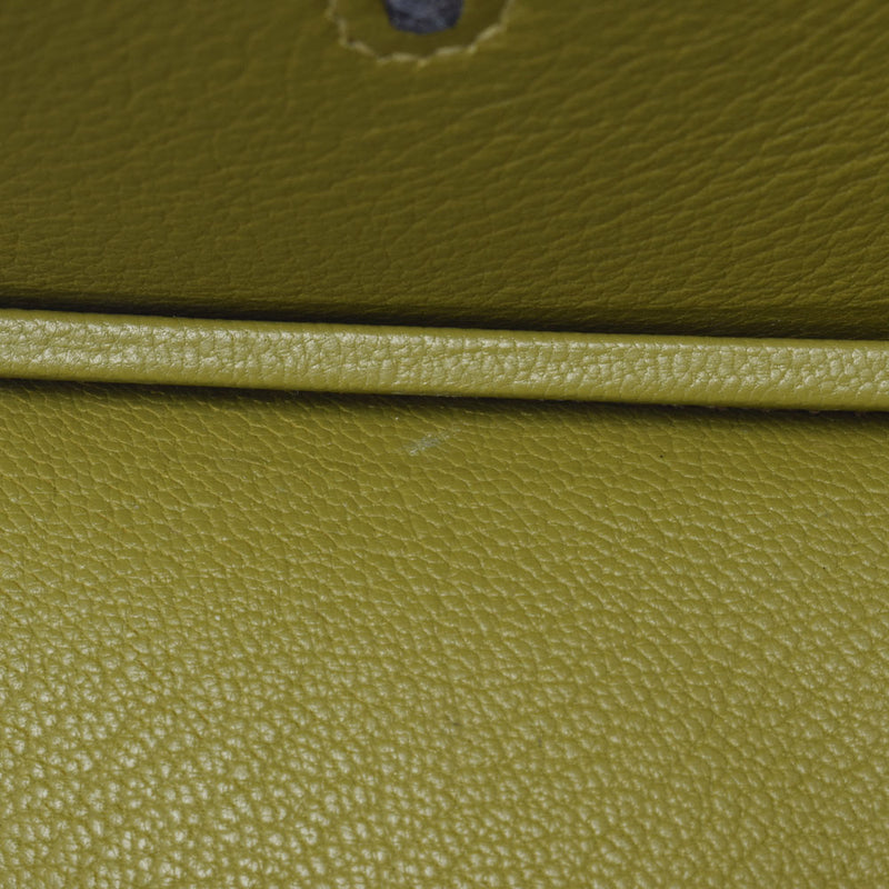 HERMES Hermes Birkin 35 Annis Green Paladium Bracket □ J engraved (around 2006) Unisex Toryon Lemance Handbag A Rank used Ginzo