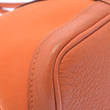 HERMES Hermes Garden Party PM Orange □ Q -engraved (around 2013) Unisex Toal Officier Handbag A Rank used Ginzo