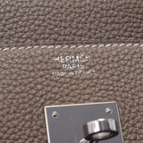 HERMES Hermes Birkin 30 Etoo Paladium Bracket X engraved (around 2016) Ladies Togo Handbag A Rank Used Ginzo