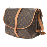 路易威顿路易·维顿（Louis Vuitton）路易威登（Louis Vuitton）会标符号35棕色M42254男女通用会标帆布肩带B等级二手Ginzo