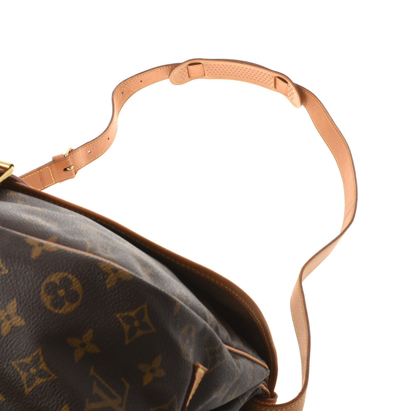 路易威顿路易·维顿（Louis Vuitton）路易威登（Louis Vuitton）会标符号35棕色M42254男女通用会标帆布肩带B等级二手Ginzo