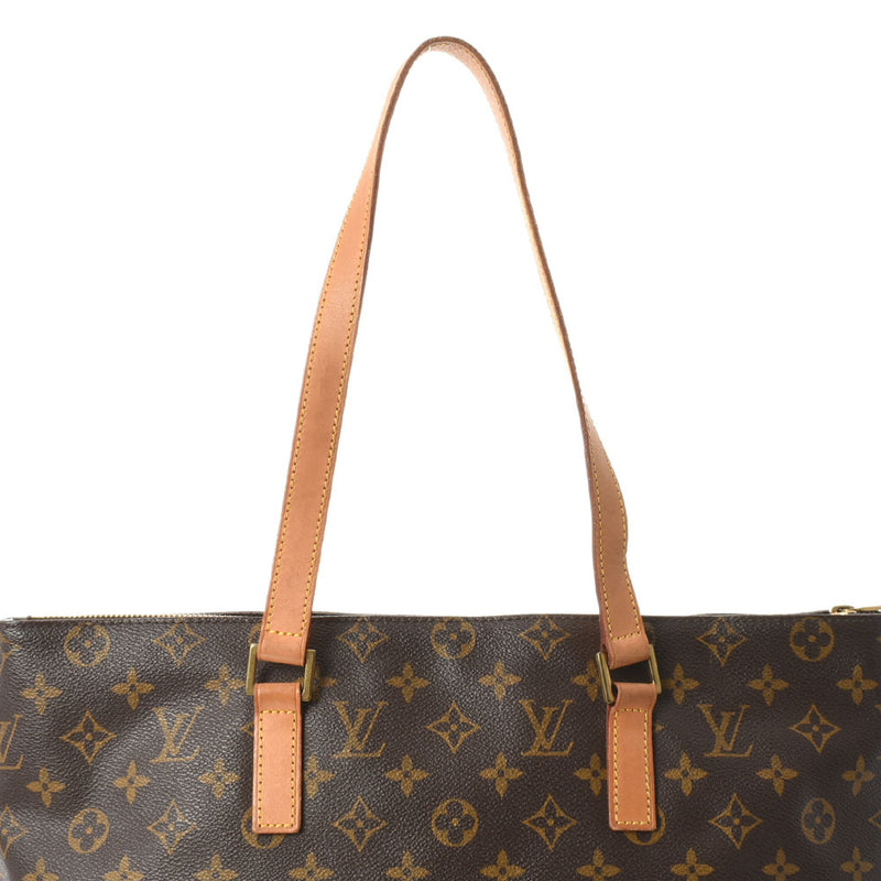 LOUIS VUITTON ルイヴィトン モノグラム カバ・メゾ ブラウン M51151 ユニセックス モノグラムキャンバス トートバッグ Bランク 中古 銀蔵