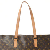 LOUIS VUITTON ルイヴィトン モノグラム カバ・メゾ ブラウン M51151 ユニセックス モノグラムキャンバス トートバッグ Bランク 中古 銀蔵