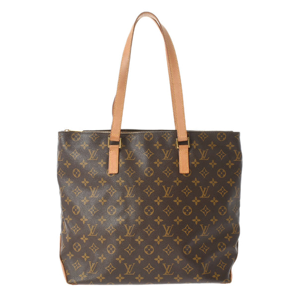 LOUIS VUITTON ルイヴィトン モノグラム カバ・メゾ ブラウン M51151 ユニセックス モノグラムキャンバス トートバッグ Bランク 中古 銀蔵