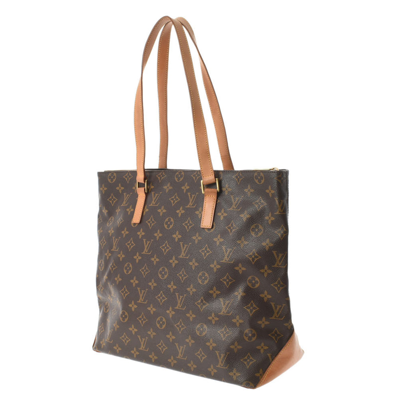 LOUIS VUITTON ルイヴィトン モノグラム カバ・メゾ ブラウン M51151 ユニセックス モノグラムキャンバス トートバッグ Bランク 中古 銀蔵