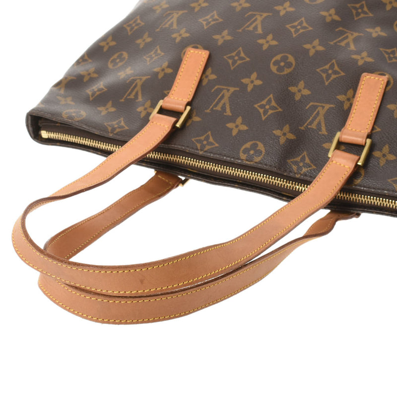 LOUIS VUITTON ルイヴィトン モノグラム カバ・メゾ ブラウン M51151 ユニセックス モノグラムキャンバス トートバッグ Bランク 中古 銀蔵