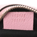 GUCCI グッチ GGサイケデリック ラウンド ピンク/黒 シルバー金具 603938 レディース PVC カーフ ショルダーバッグ 未使用 銀蔵